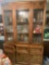 vintage china hutch w/ lights