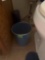 Waste paper basket and toilet brush