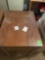 Vintage wood sewing table