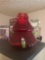 Glass Christmas tree candy dish