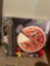 Pizza stone and cutter