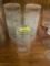 Glass drinking glasses