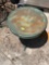 Round metal table