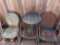 Metal chairs