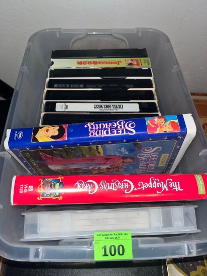 Various vhs tapes