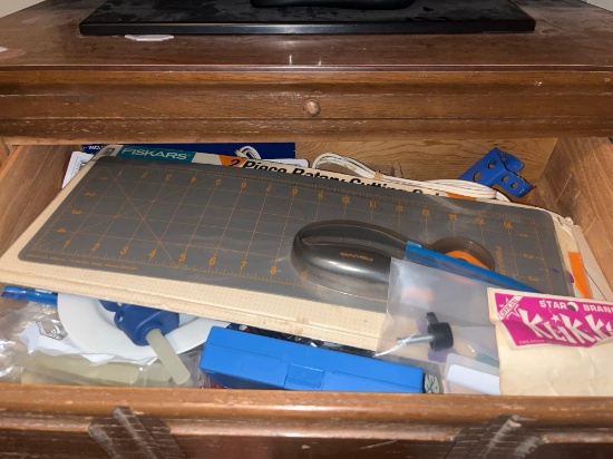Craft Supplies and Glue gun