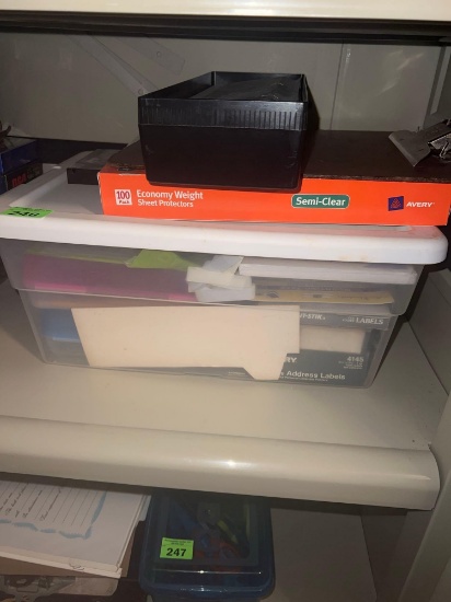 Address labels, sheet protectors and more