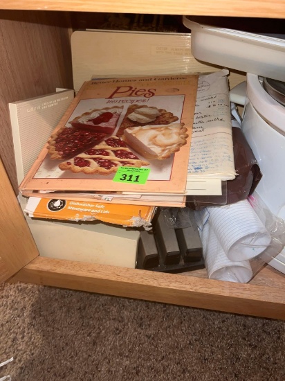 Cook books and kitchen gadgets