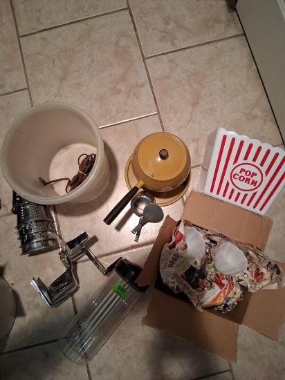 Fondue pot, juice cups and much more