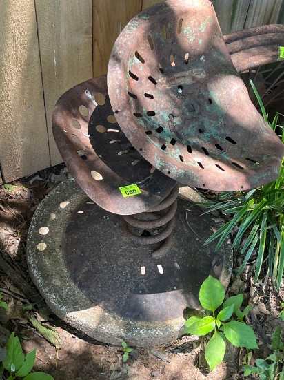 Tractor seat decor