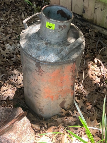 Galvanized container