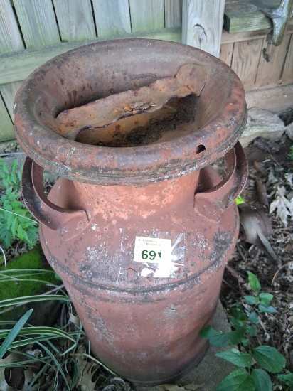 Vintage milk container