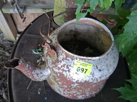 Metal water pitcher