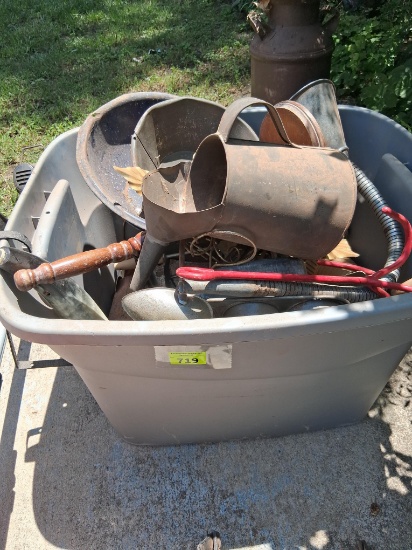 Various yard decor items
