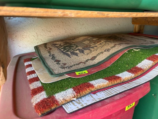 Christmas front door mat