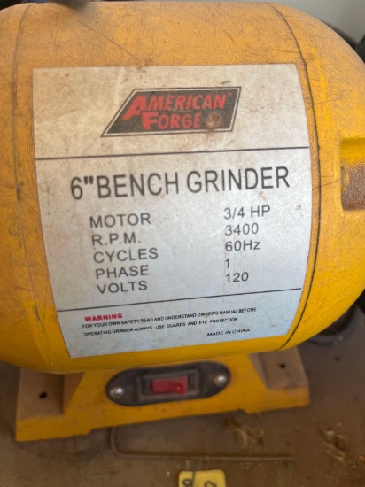 6 in Bench grinder
