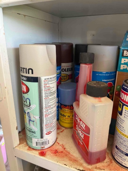 Spray paint, wd40 and more