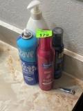 Hair spray, lotion and more