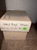 Box of cake decoration tips