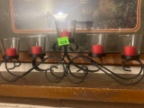 tea light candles and holder