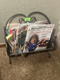Magazine Holder with magazines