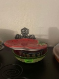 Strawberry serving tray