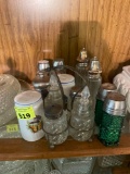 Crystal salt and pepper shakers and more