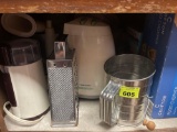 Cheese shredder, flour swifter and more