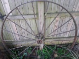 Large wagon wheel