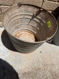 Galvanized steel bucket