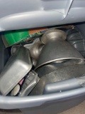Tote of cooking pans