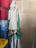Outdoor umbrella and mops