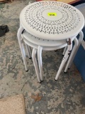 Small round outdoor table
