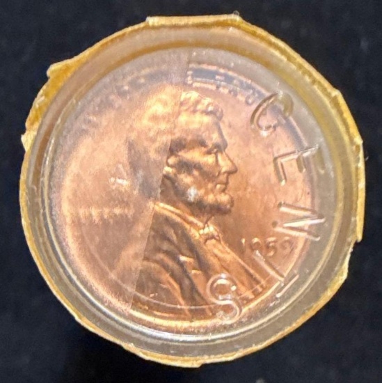 Roll of 50 - 1959 Pennies - Uncirculated