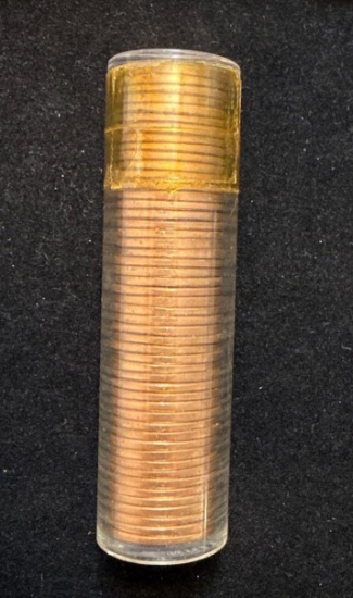 Roll of 50 - 1964 D Pennies - Uncirculated