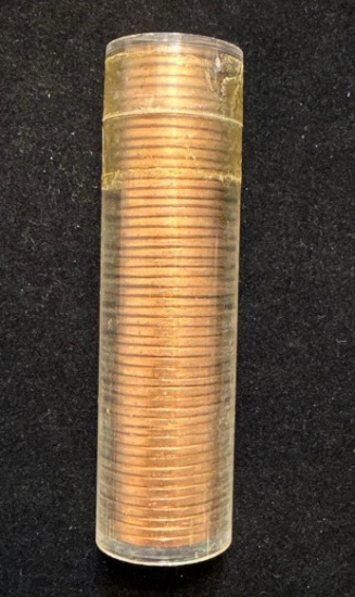 Roll of 50 - 1964 D Pennies - Uncirculated