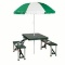Outdoor Picnic Table and Umbrella