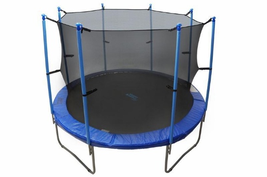10 Foot Upper Bounce Trampoline, with Enclosure Net - NEW