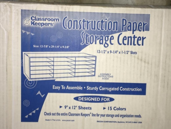 Construction Paper Storage Center