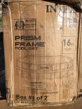 Intex Prism Frame - 16ft x 48ft Pool Set - Box is opened - Box # 1 of 2