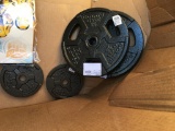 Two Gold's Gym 25lb weights/ Two 5lb weights - New, Never Used