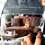 Home Details Quilted Furniture Protector for Couch/Washable