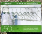 50 Pack Velvet Hangers - Ollierco