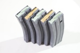 5 Metal AR-15 Mags