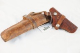 Old leather holsters