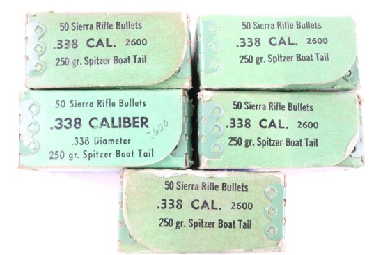 .338 caliber bullets