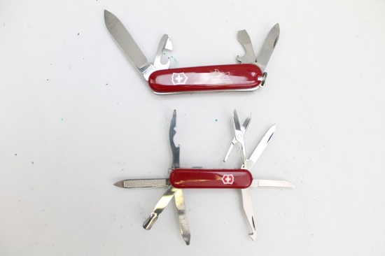 Two Swiss Army knives