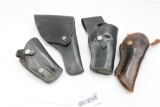 Four holsters