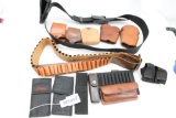 Holsters, ammo belt & more