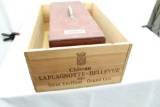 Wooden tackle box & wine box